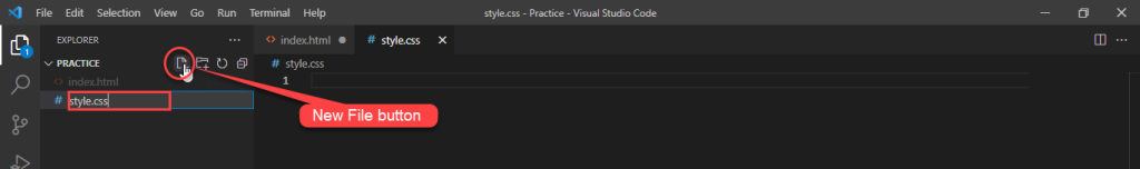 CSS New File
