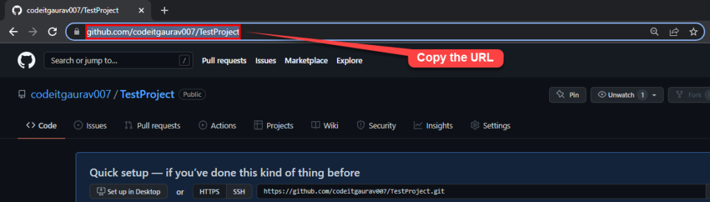 Repository URL