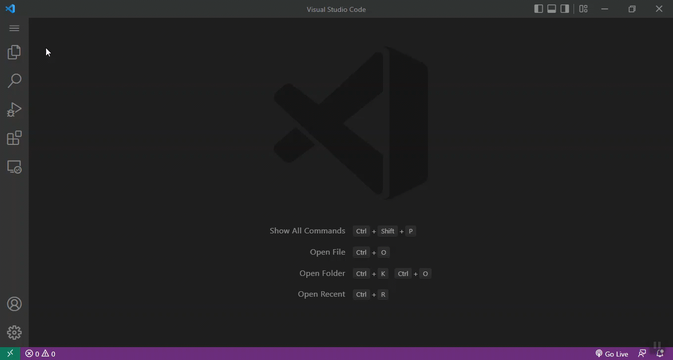 Show Menu Bar
